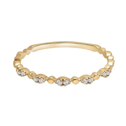 0.05 CT. T.W. Diamond Fashion Ring in 14K Gold (I, I1)