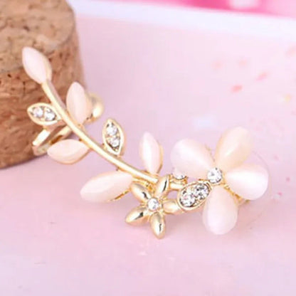 New Fashion Women Ladies Causal Crystal Diamond Clip Ear Cuff Stud Women Punk Wr
