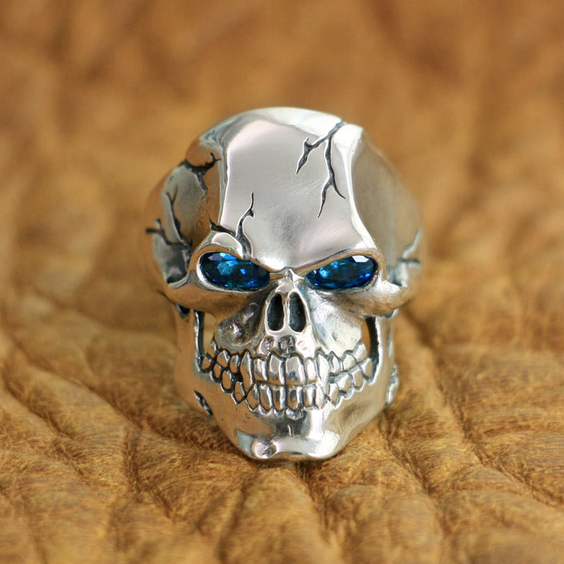 Sterling Silver Skull Ghost Ring Trendy