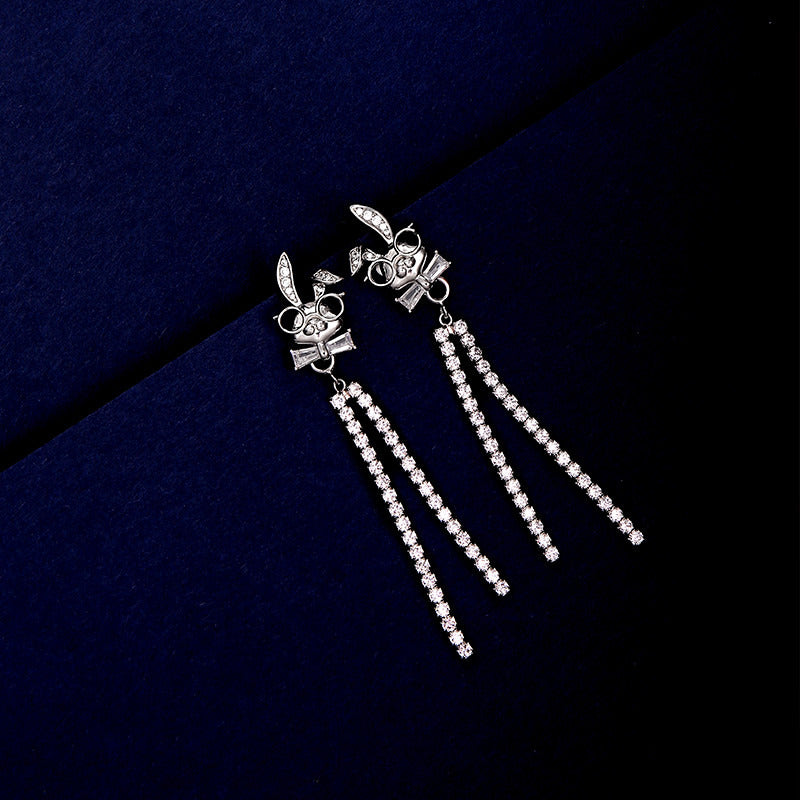 Earrings Female Tassel Earrings Female round Face Looks Thin