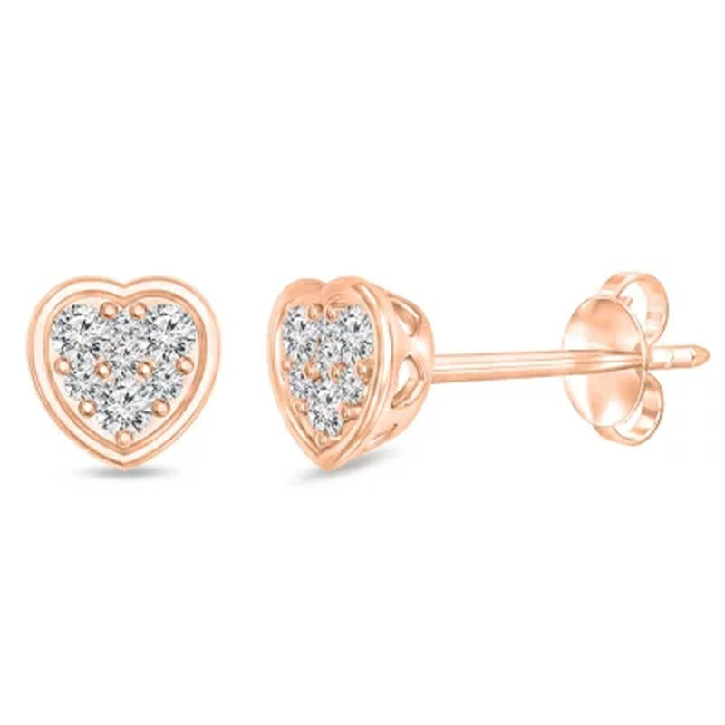 0.23 CT. T.W. Diamond Earrings in 14K Gold