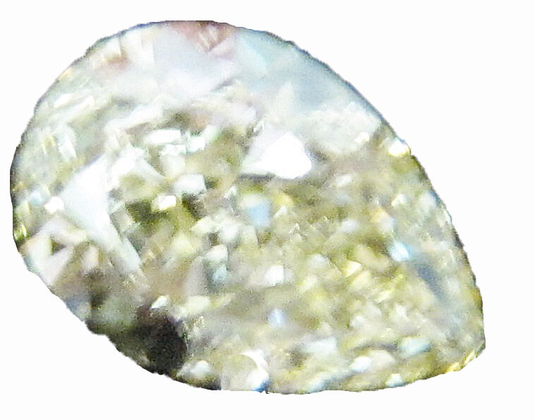GIA certified pear shape fancy yellow diamond 100% natural loose diamond