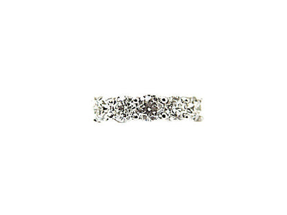 DIAMOND 5 ROUND BR SHAPE COMMON PRONG SET BAND DIAMOND ANNIVERSARY BAND TOP SET