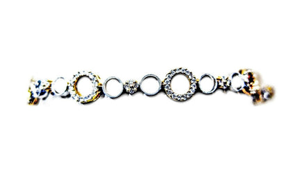 diamond bracelet two-tone gold