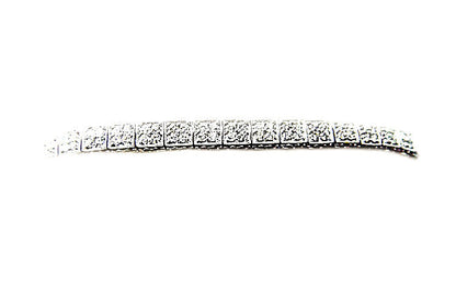 DIAMOND ROUND BRILLIANT SH PRONG SET BEADED STYLE BRACELET