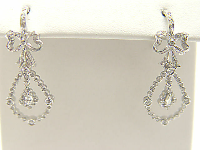 DIAMOND 2 PEAR SHAPE ROUND BR SHAPE EARRING