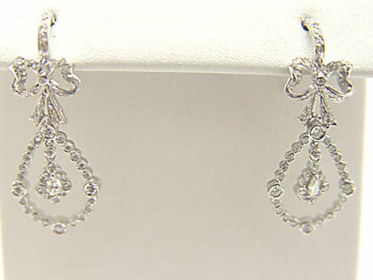 DIAMOND 2 PEAR SHAPE ROUND BR SHAPE EARRING