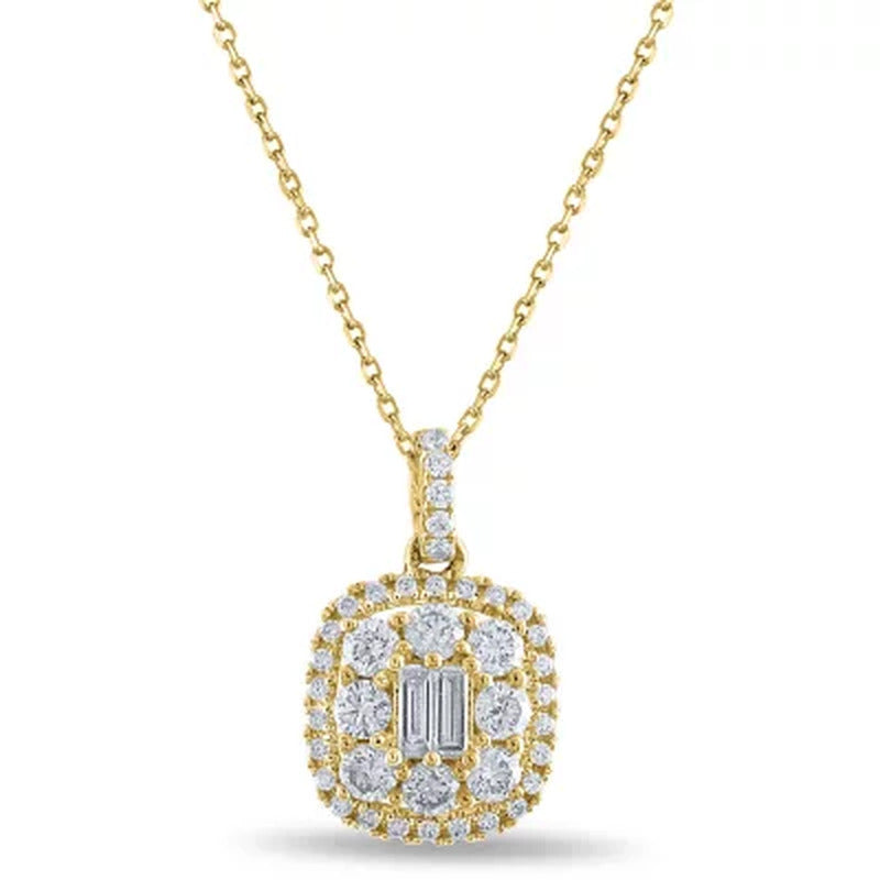 0.45 CT. T.W. Diamond Pendant in 14K Gold