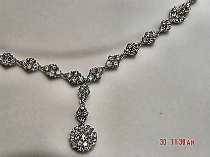 DIAMOND ROUND BRILLIANT SHAPE NECKLACE