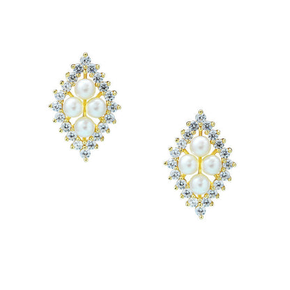 New Women'S Natural Pearl Earrings