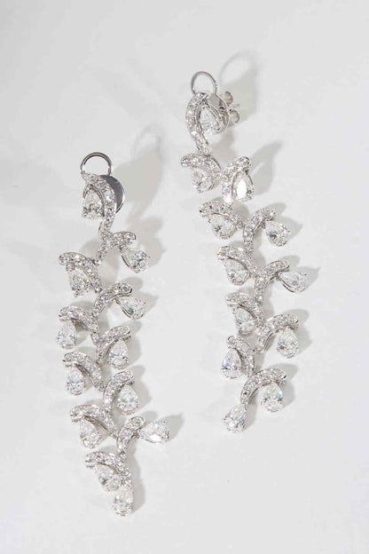 Diamond Cascade Dangle Earring