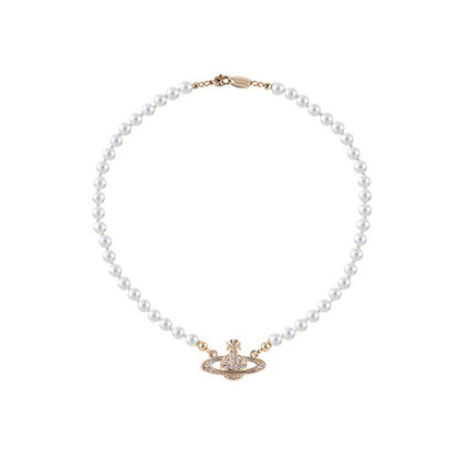 Elegant Temperament Flashing Diamond Pendant Necklace