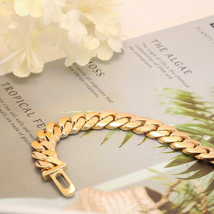 AEAW Moissanite Luxury Cuban Curb Miami Link Chain Bracelet for Men Rapper
