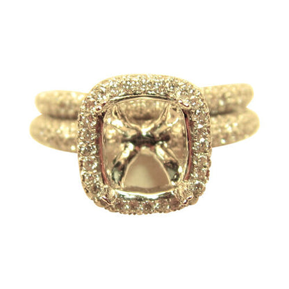 DIAMOND TWO PIECE ENGAGEMENT SETTING