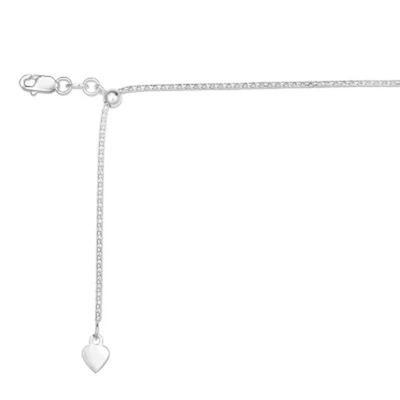 Adjustable Popcorn Chain Necklace, 1.1Mm in 14K Gold