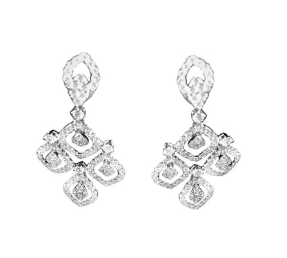 DIAMOND ROUND BRILLIANT SHAPE EARRING