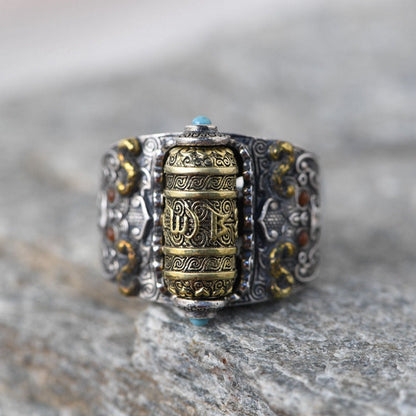 S925 Silver Vintage Craft Ring
