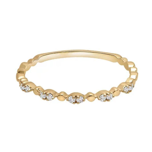 0.05 CT. T.W. Diamond Fashion Ring in 14K Gold (I, I1)