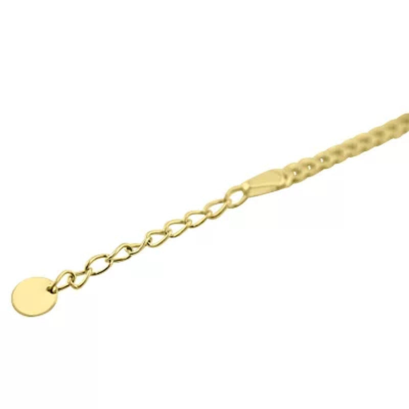 14K Yellow Gold Curb Bracelet