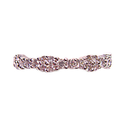 DIAMONDS PRONG SET ALL THE WAY AROUND ETERNITY