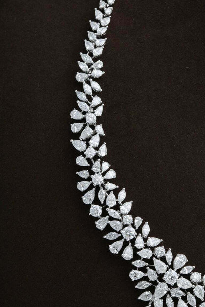 Multi Shape Diamond Necklace