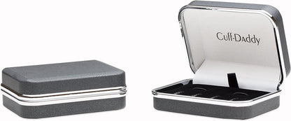 Mens Sterling Silver White Mother of Pearl Tuxedo Cufflinks and Studs | Solid 92