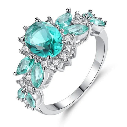 Colored Diamond Wedding Ring Diamond Engagement Ring Commitment Ring Cubic Zirco