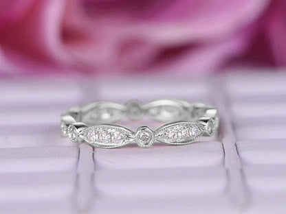 .50 Ct Diamond Anniversary Ring Band - Modern Wedding Band - Full Eternity Ring