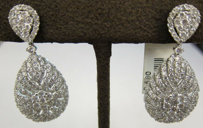 DIAMOND ROUND BRILLIANT SHAPE EARRING
