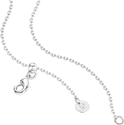 14K Gold Plated Cubic Zirconia Diamond Pendant Necklace for Women | Adjustable S
