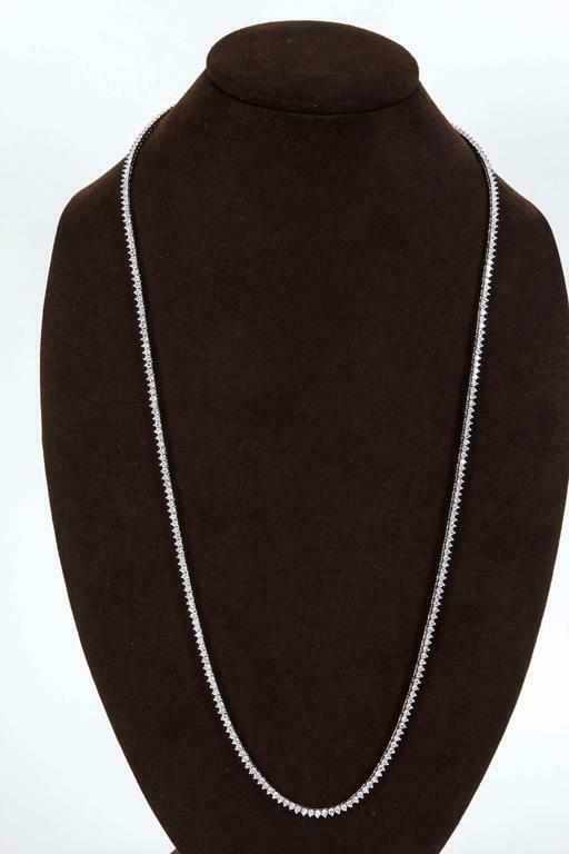 29 inch Diamond Opera Tennis Necklace