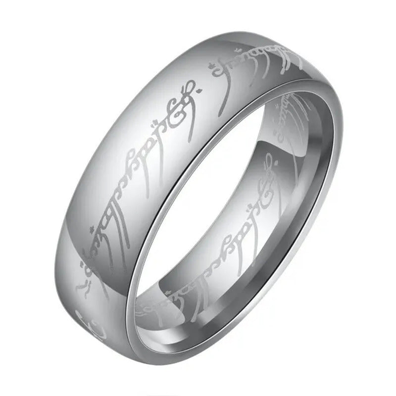 Fashion Jewelry Lord of the Rings Stainless Steel Men Women LOTR the One Band Ri