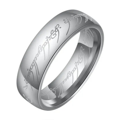 Fashion Jewelry Lord of the Rings Stainless Steel Men Women LOTR the One Band Ri