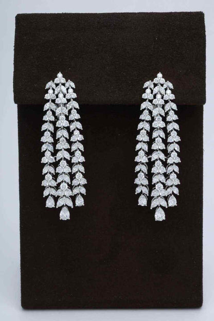 Diamond Dangle Earrings