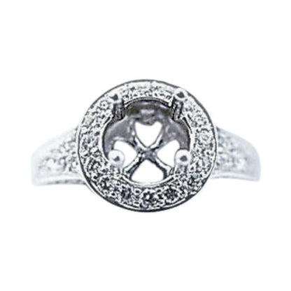 DIAMOND 58 ROUND BRILLIANT SHAPE SETTING 4 PRONG SET