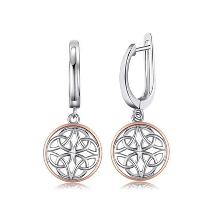 Majesty Diamonds MDS210098 Drop & Dangle Earrings in 0.925 White Sterling Silver