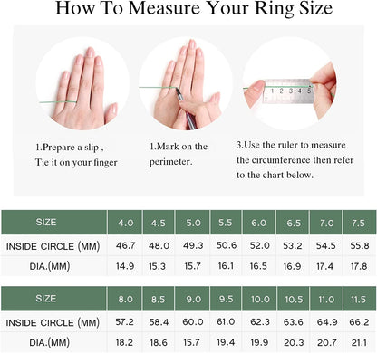 YODEWA Moissanite Wedding Band for Women Half Eternity 925 Sterling Silver 0.3Ct