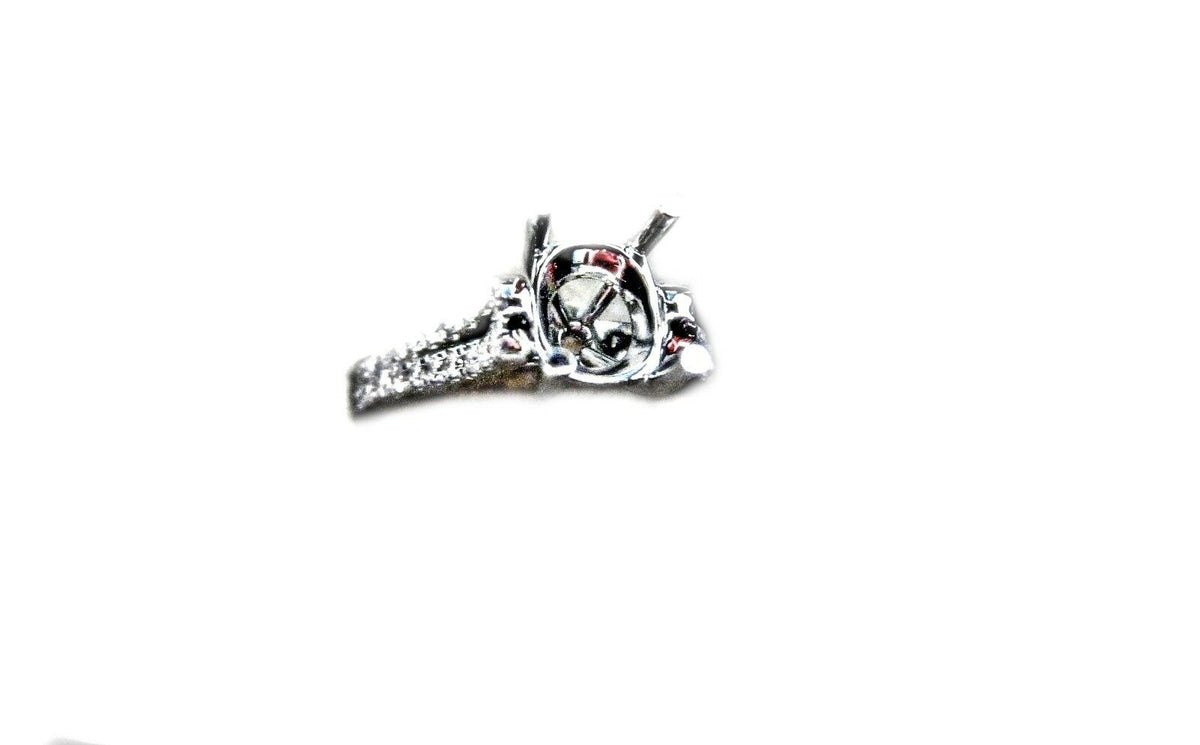 DIAMOND SETTING TWO ROW SET TO BACK SMALL GOLD PIECE FOR RE-SIZEING