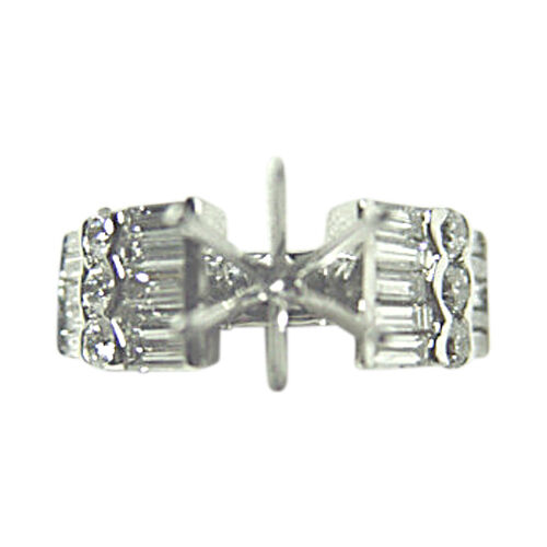 DIAMOND ROUND BR SHAPE 6 STONE BAGUETTE SHAPE 20 STONE