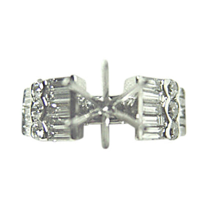 DIAMOND ROUND BR SHAPE 6 STONE BAGUETTE SHAPE 20 STONE