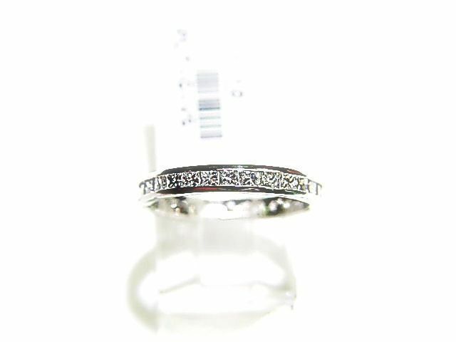 DIAMOND PRINCESS SHAPE ETERNITY SET CHANNEL SET BAND
