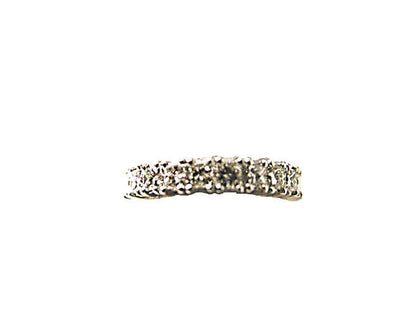 DIAMOND 11 PRINCESS SHAPE 4 PRONG SET BAND DIAMOND RING DIAMOND SET BAND RING