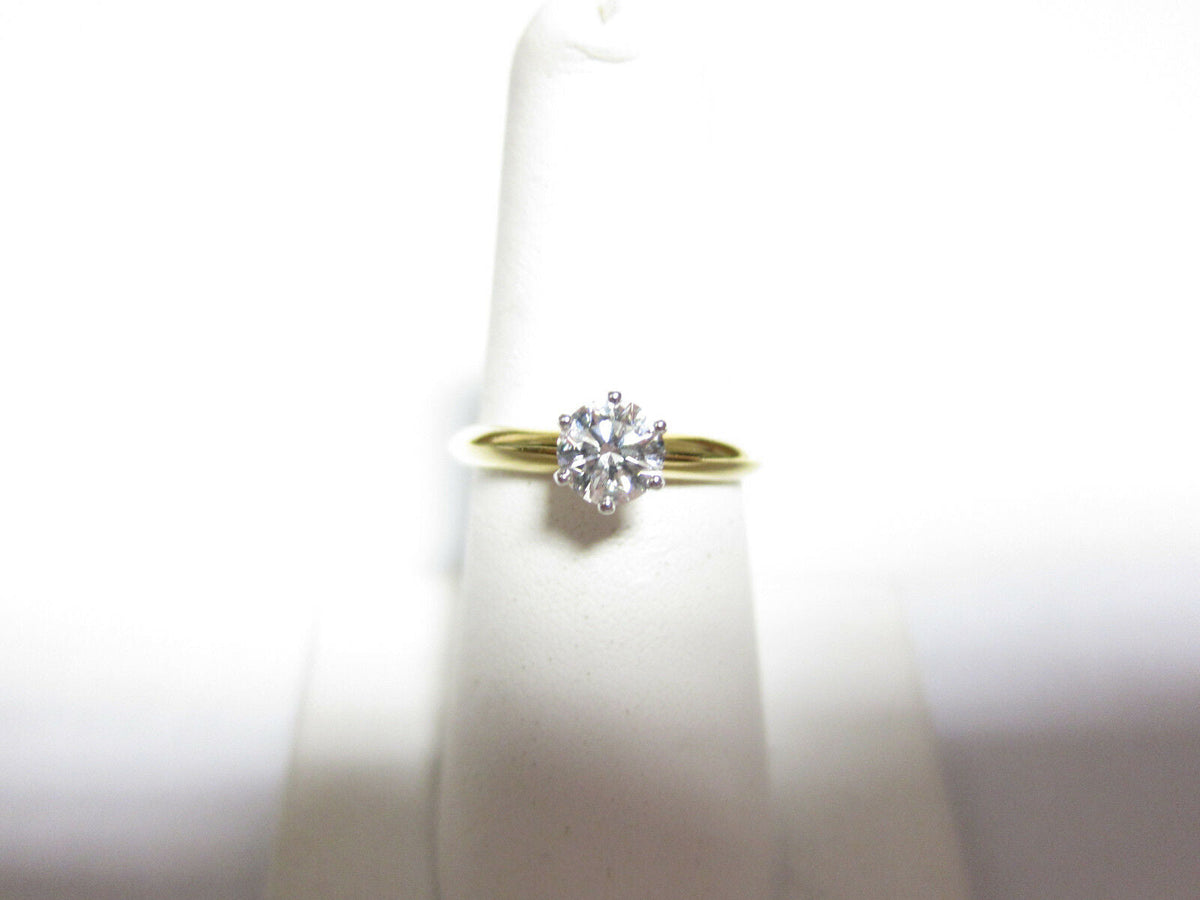 .60 CT CERTIFIED DIAMOND ROUND BRILLIANT SHAPE SOLITAIRE 6 PRONG ENGAGEMENT RING