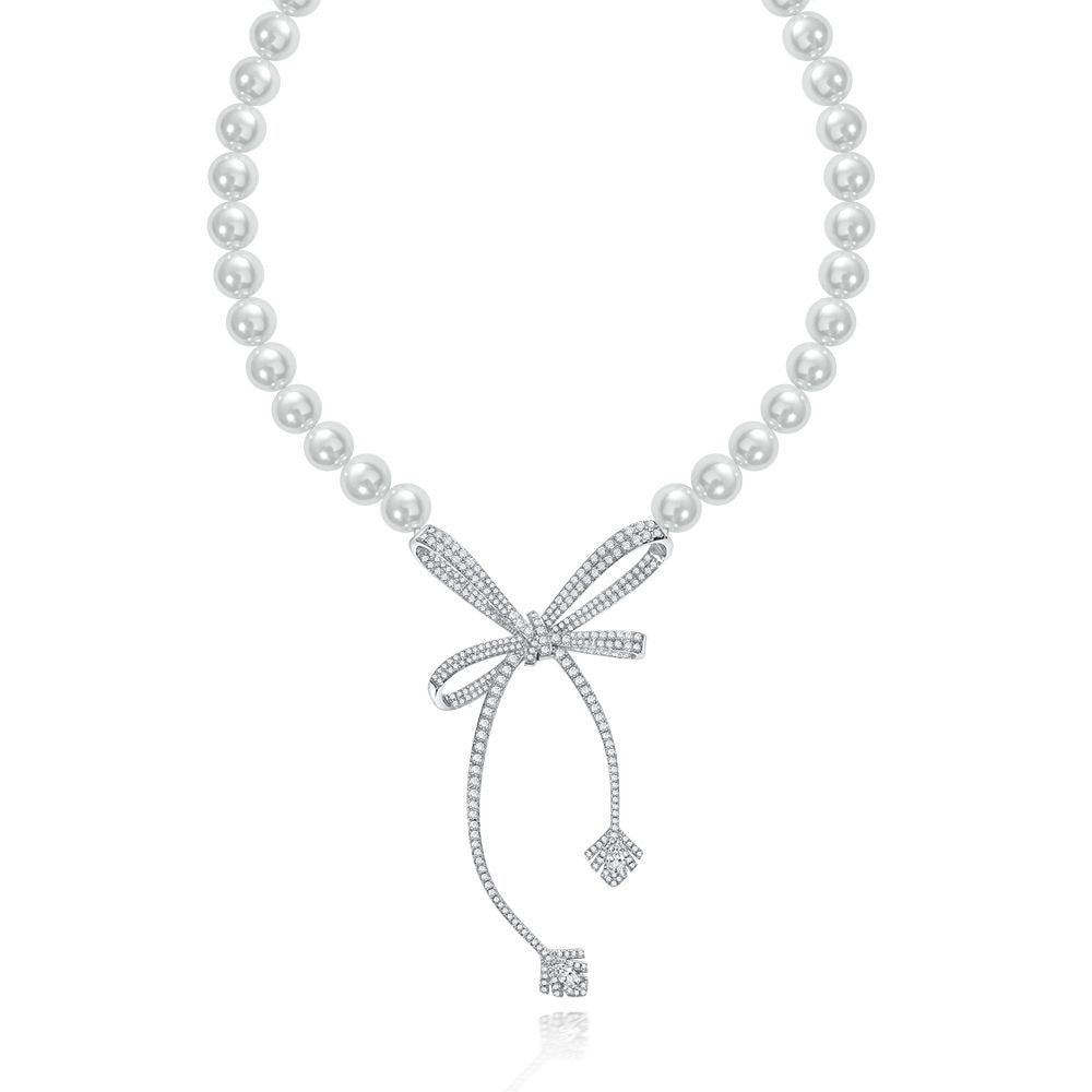Luxury Style Women'S Copper and Platinum Plated Necklace