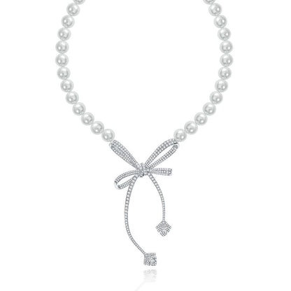 Luxury Style Women'S Copper and Platinum Plated Necklace