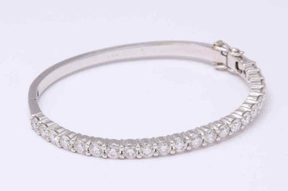 Diamond Bangle for 6 inch wrist