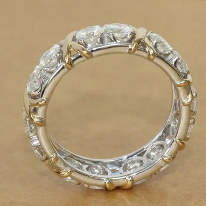 So Sparkling ! 925 Solid Sterling Silver Natural Gemstone White Sapphire Diamond