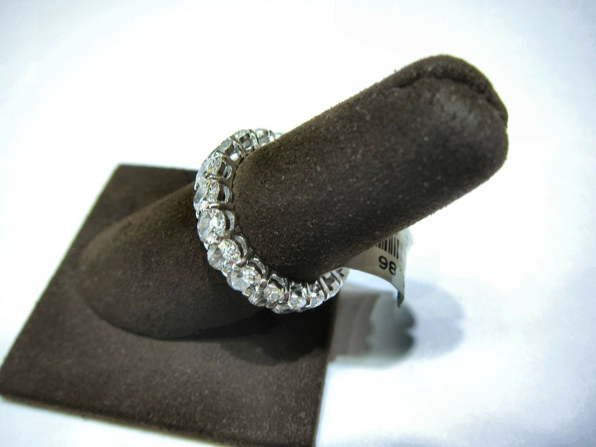 DIAMOND 20 OVAL SHAPE ETERNITY ALL ROUND SET DIAMOND BAND