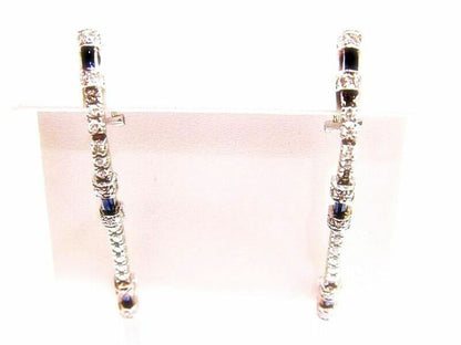 .70 CT 6 SAPPHIRE BAGUETTE SHAPE AND 1.40 CT DIAMOND