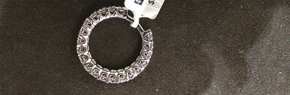DIAMOND ROUND BRILLIANT SHAPE ETERNITY BAND ADJUSTABLE SIZE IN BACK BAR SET IN
